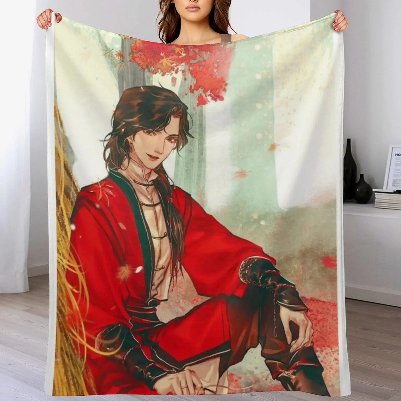 

Hua Cheng Throw Blanket Flannels Camping Luxury Designer sofa bed Blankets