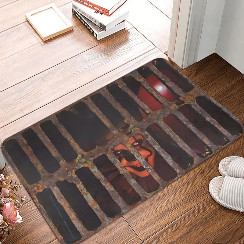 Halloween Welcome Doormats Horror Movie IT Pennywise Doormat Non Skid Area Rugs Outdoor or Indoor Floor Mats