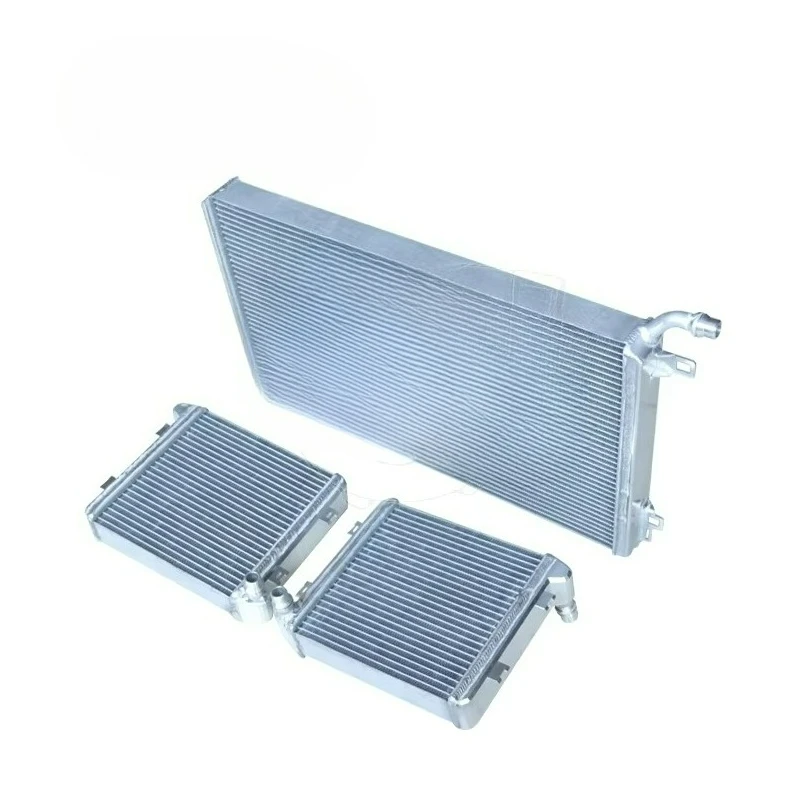Per Benz C63 (S) Kit radiatore AMG Tubo e alette Argento