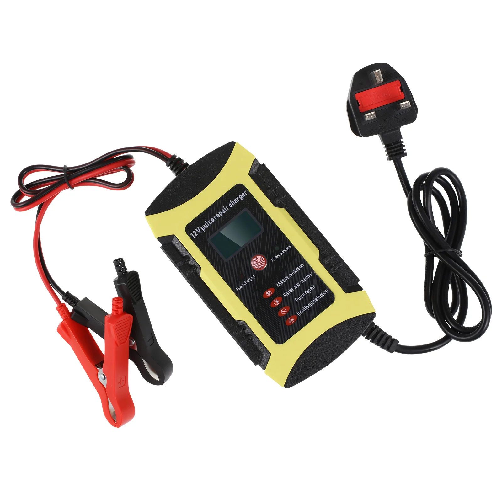 

Smart Car 12V 6A Lcd Display Auto Repair Maintainer For Vehicle Truck Auto With Temperature Detection Pulse
