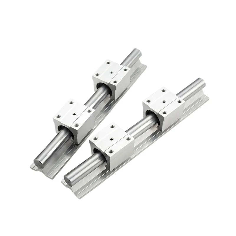 

SBR Linear Guide 2pcs SBR20/SBR16/SBR12 length 250mm-950mm 4pcs linear guide SBR12UU sbr20 linear rail shaft support for CNC Par