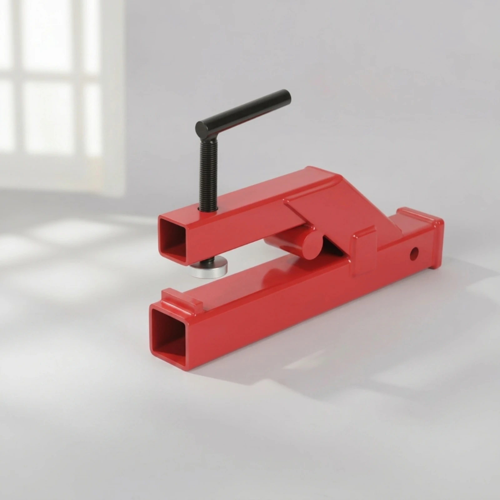 Tractor Hitch Adapter with Clamp Compact Tow Hitch Receiver Attachment Hardware Long-Lasting Strong for Farmers, Tractors
