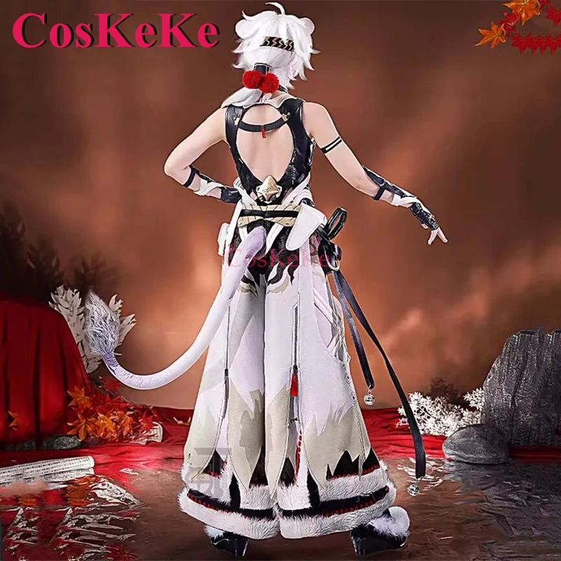 CosKeKe Ling Yang Cosplay Game Wuthering Waves Costume Lion Dance Boy Fashion Combat Uniform Activity Party Role Play Clothing