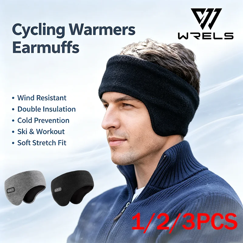 1/2/3 PCS Warmers Earmuffs Wind Resistant Double Insulation Workout Earmuffs Prevent Cold Ski Cycling Ear Warmers Headband