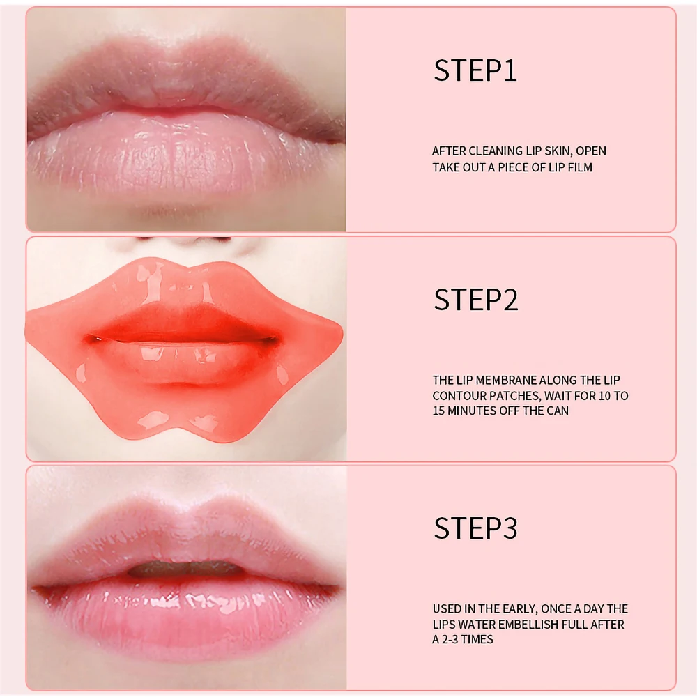 Cherry Vitamin Lip Mask Mositurizing Skin Improve Dry Remove Dead Skin Lip Patches  Brighten Colors Skin Care Patches for Lip