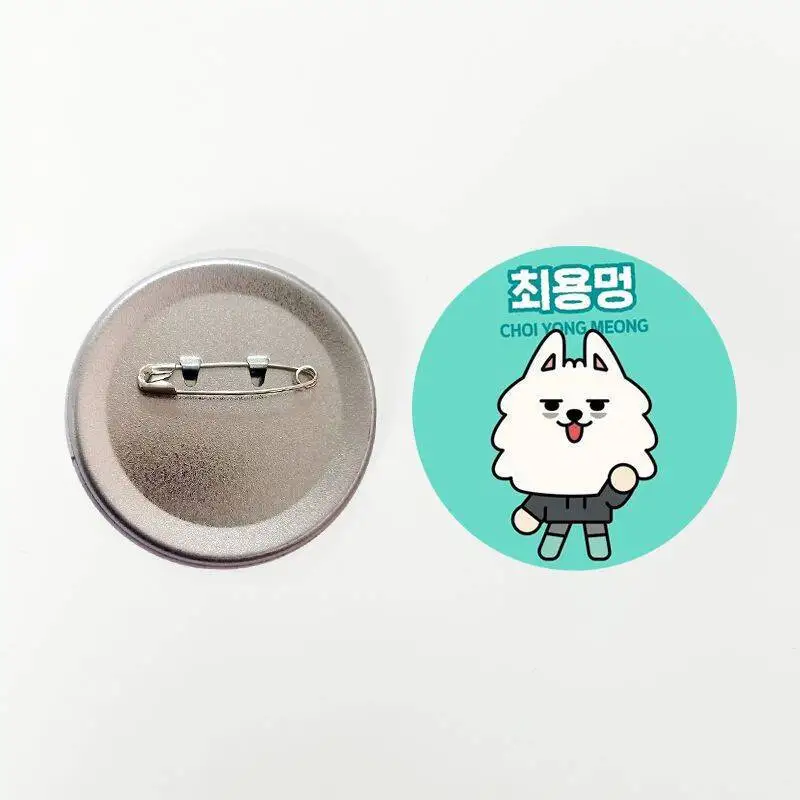 KPOP Yeonjun Soobin Beomgyu Cartoon Figure Tinplate Danemark ge Pins, Hueningkai Taehyun Broches, Mirror Keychain, GérBag Accessrespiration