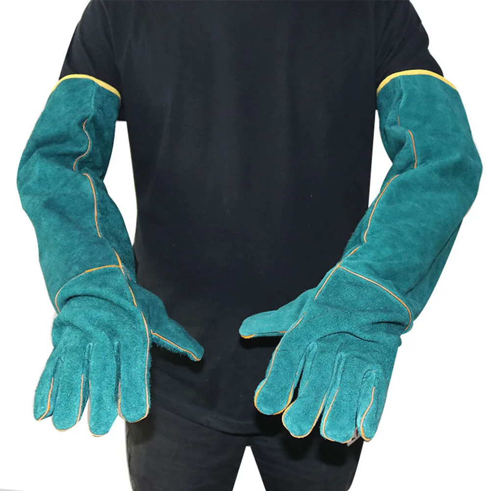 

62 Cm Anti Bite Gloves Anti-scratch Pet Animal Protection Reptile Anti-bite Crawl
