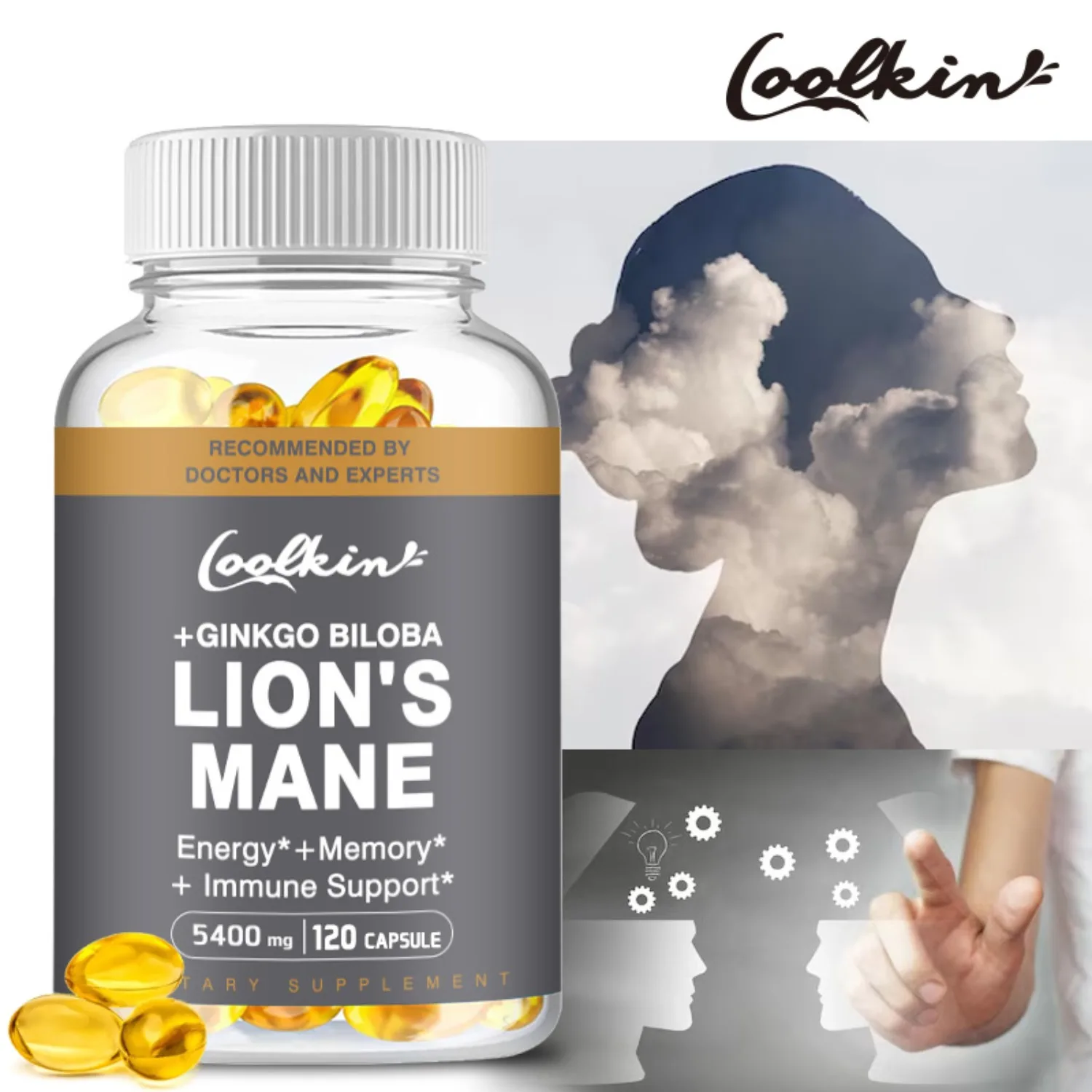 

Гриб Lion's Mane — улучшает функцию мозга, улучшает память и познание, улучшает настроение и здоровье сна — 120 капсул