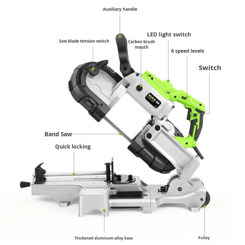 TLF Hot-selling Horizontal Small Sawing Machine for Metal Cutting for Hardware and Metal Cutting