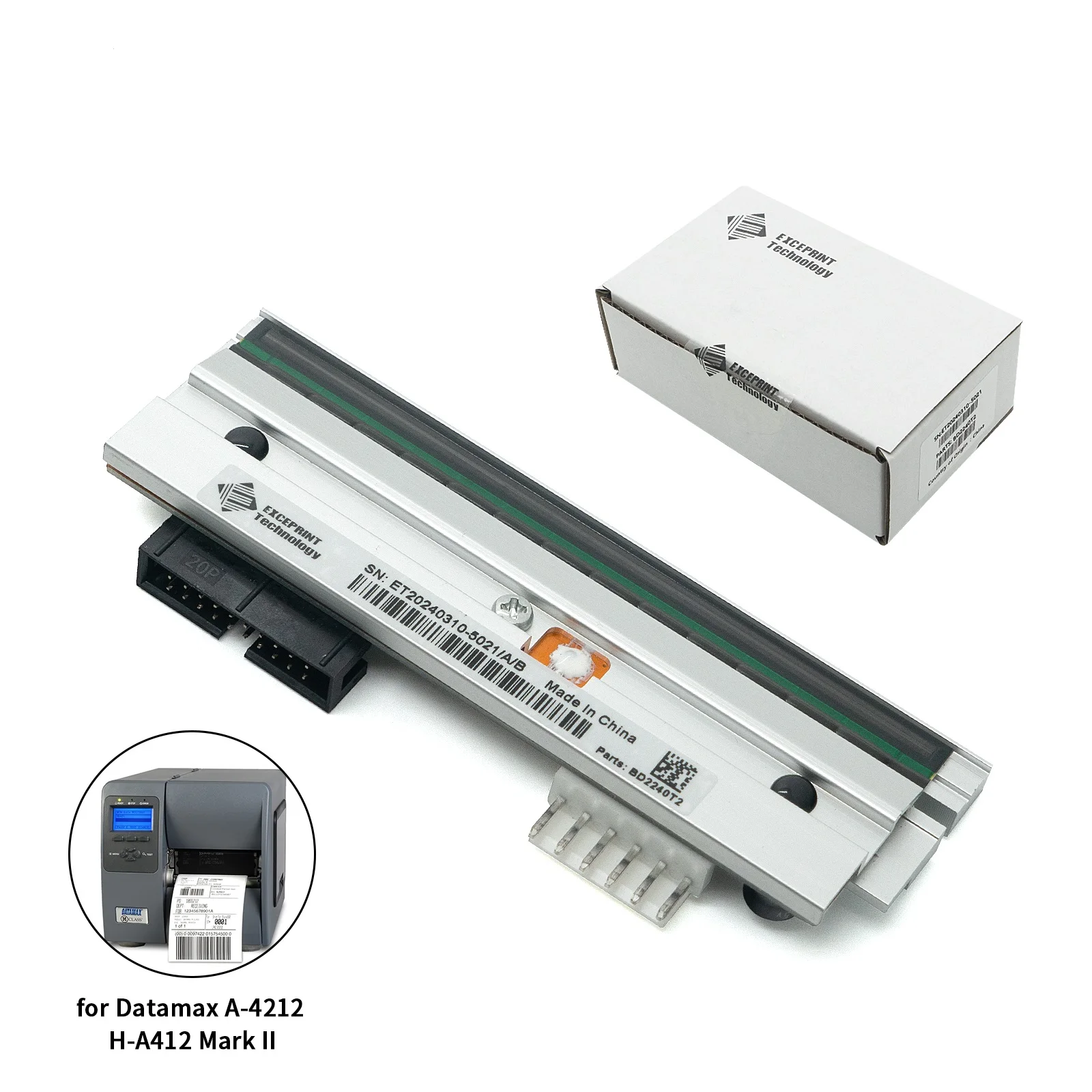 

203dpi Printhead for Datamax H-4212 A-4212 Mark II Print Head PHD20-2240-01