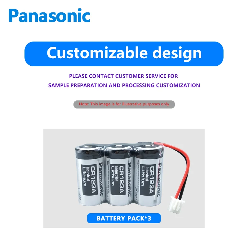 Panasonic CR123A CR17345 DL123A 3V batteria al litio per fotocamera digitale campanelli torcia contatori dell\'acqua allarme fumo