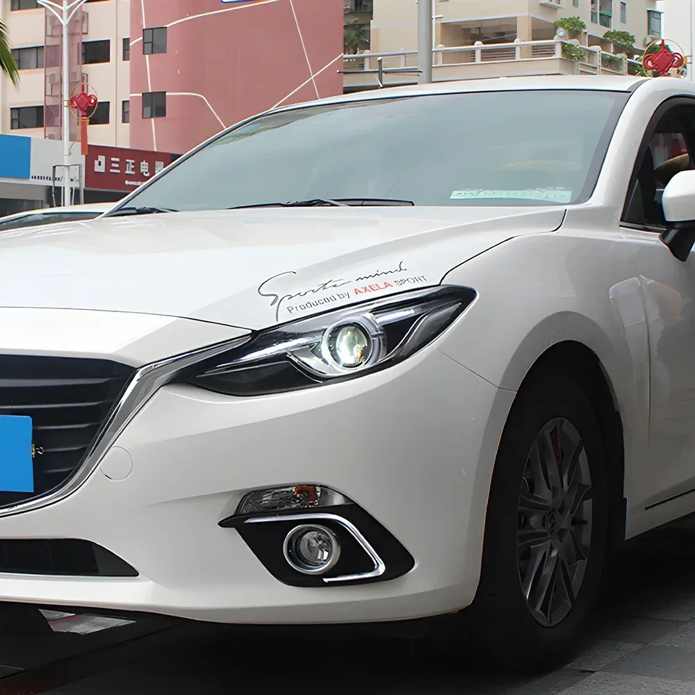 

Auto Headlights For Mazda 3 Axela 2014-2016 LED ACar Front Lamps Assembly Upgrade High Configure Projector Lens Car Accessories