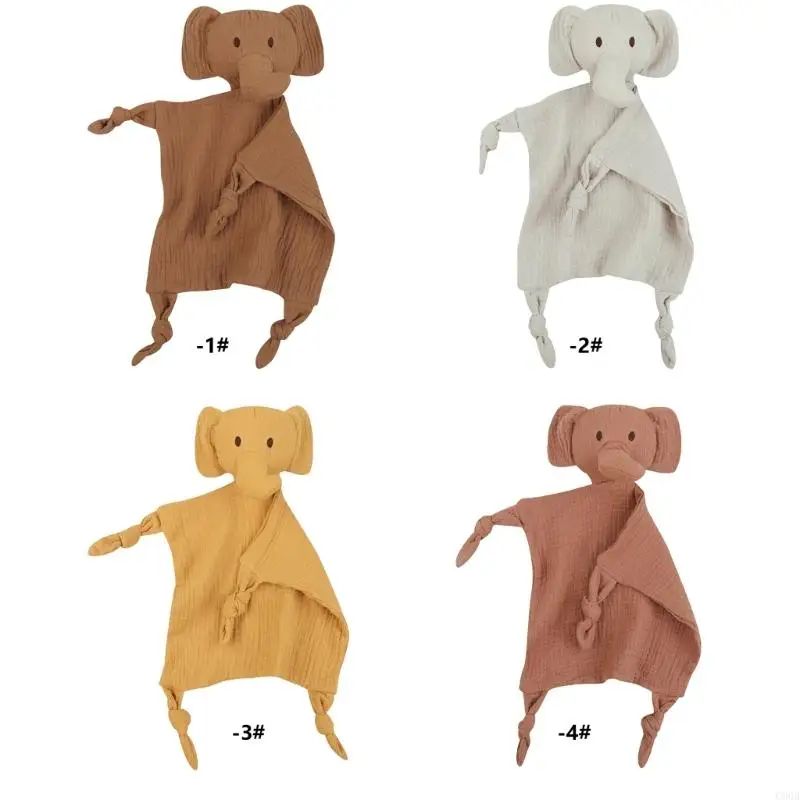 

C90B Baby Appease Towel Comforting Blanket Elephant Sleep Soothing Toy