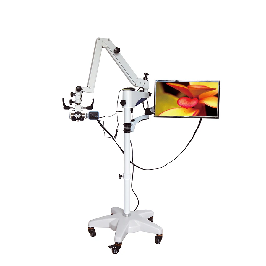 ENT operating microscope YSX120, with spectroscope and camera adapter