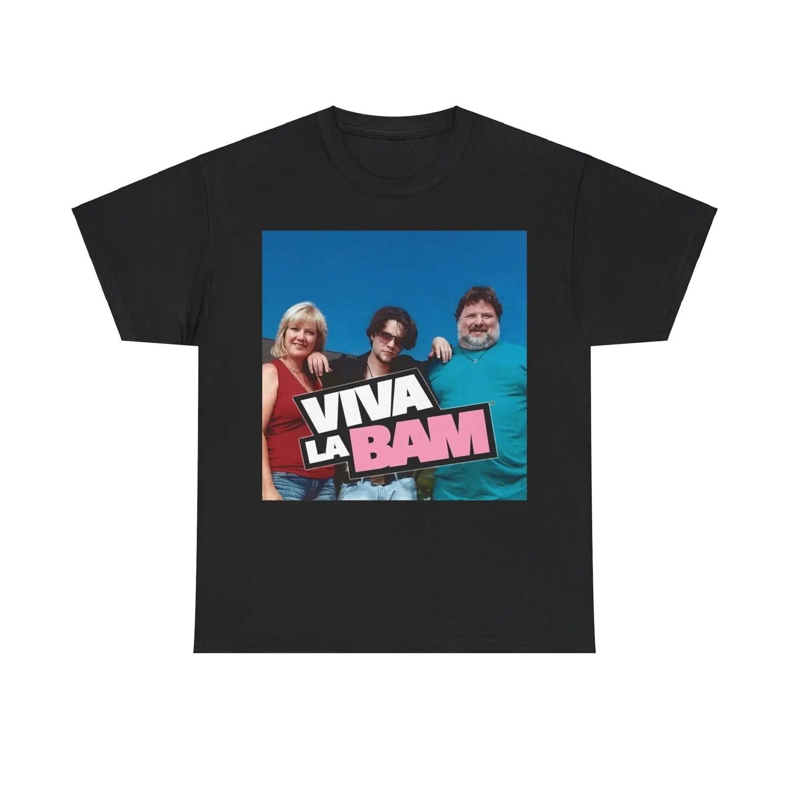 Viva La Bam T Shirt MTV Margera TV Series Skateboarding Heavy Cotton k