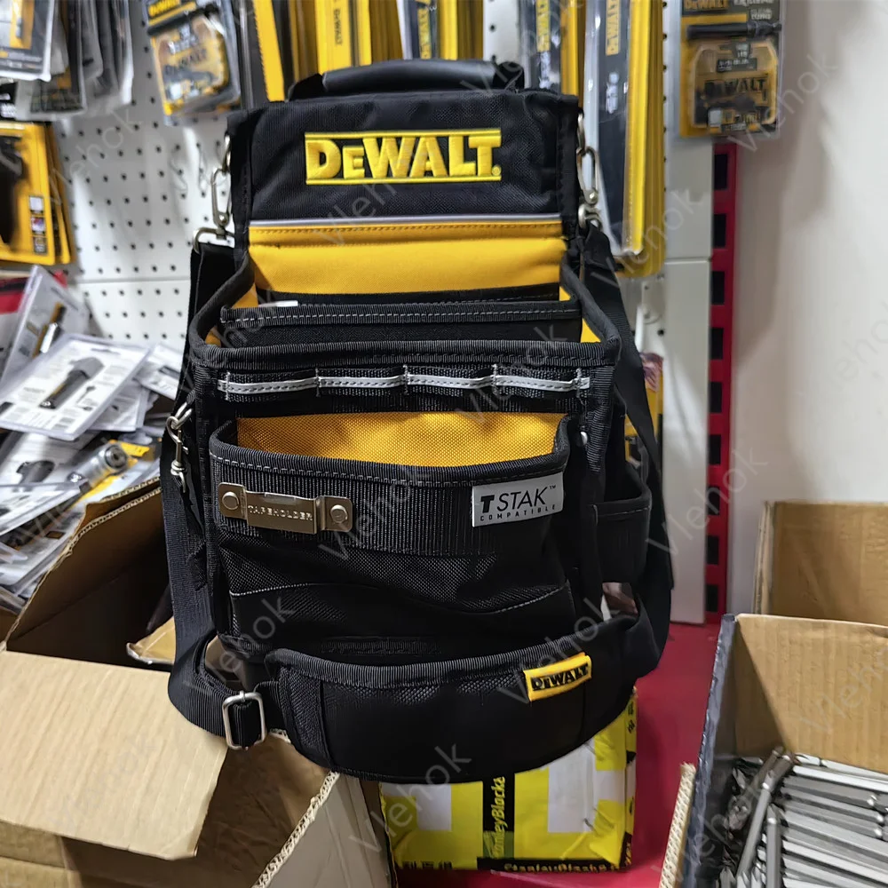 DEWALT DWST83541-1 Tool Organiser Heavy Duty Tool Belt Pouch Tough Case Tstak Drill Screwdriver Tools Accessories Bag