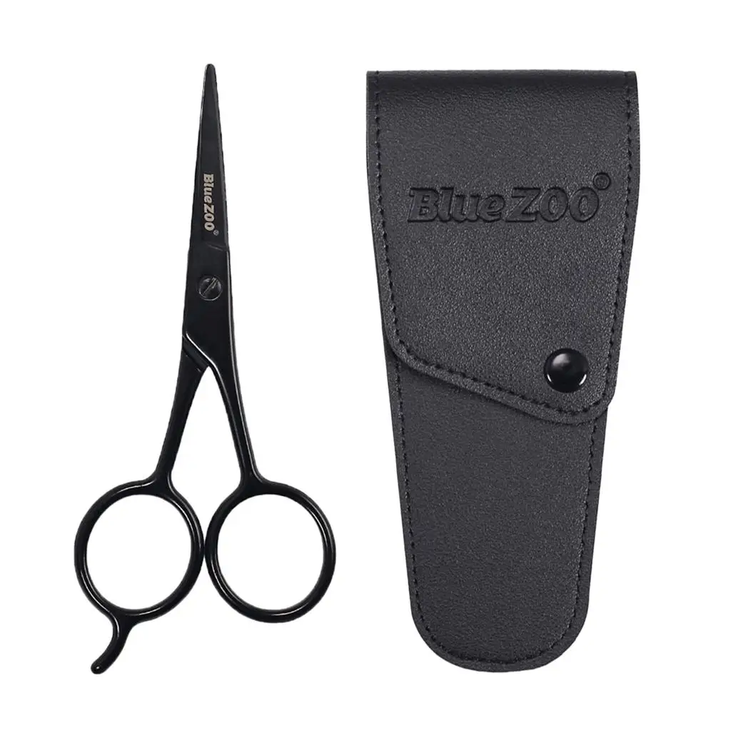 Stainless Steel Beauty Beard Mustache Eyebrow Nose Trimming Scissor Clippers