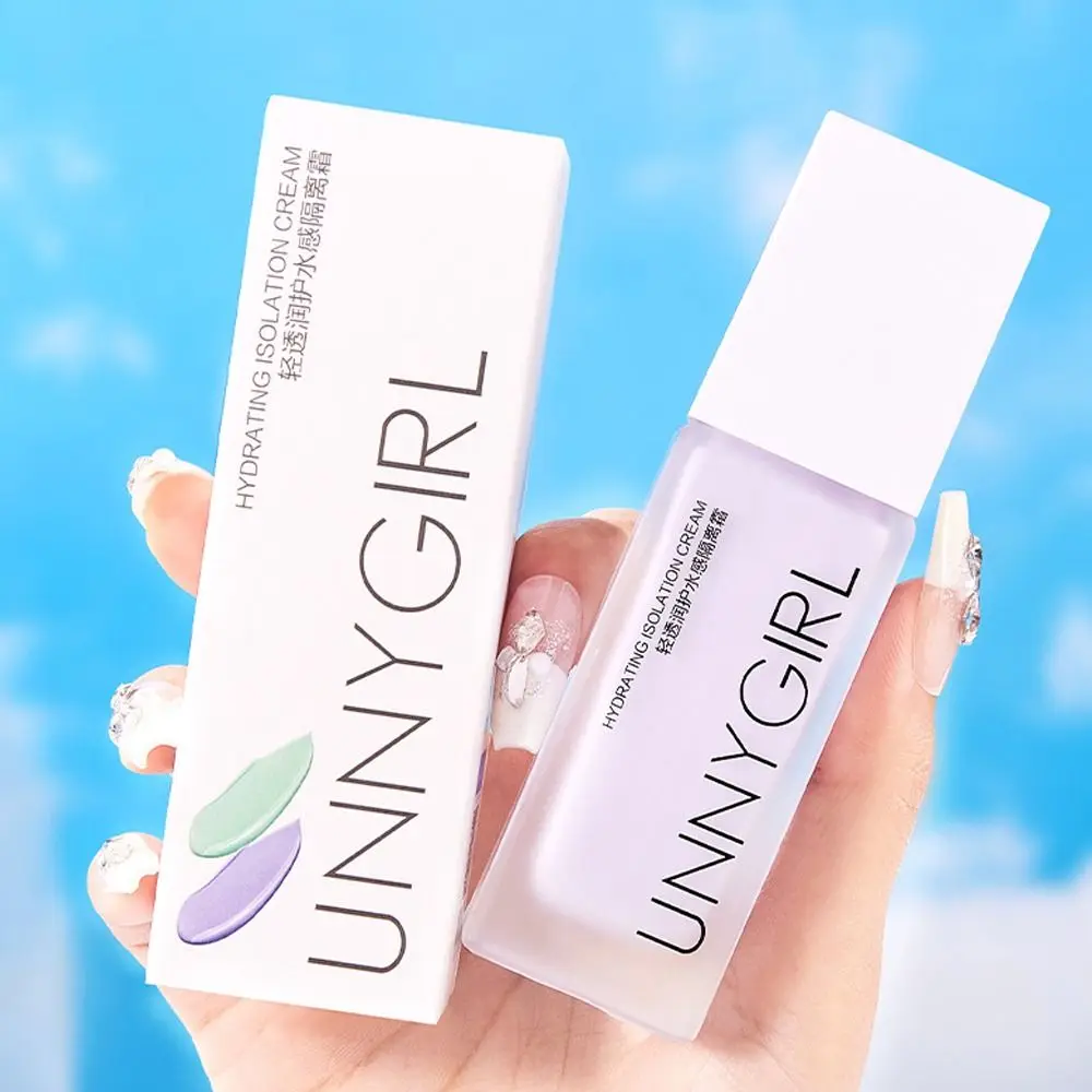 Nouveau Crème d'isolation hydratante visage éclaircir maquillage longue durée apprêt correcteur cosmétiques