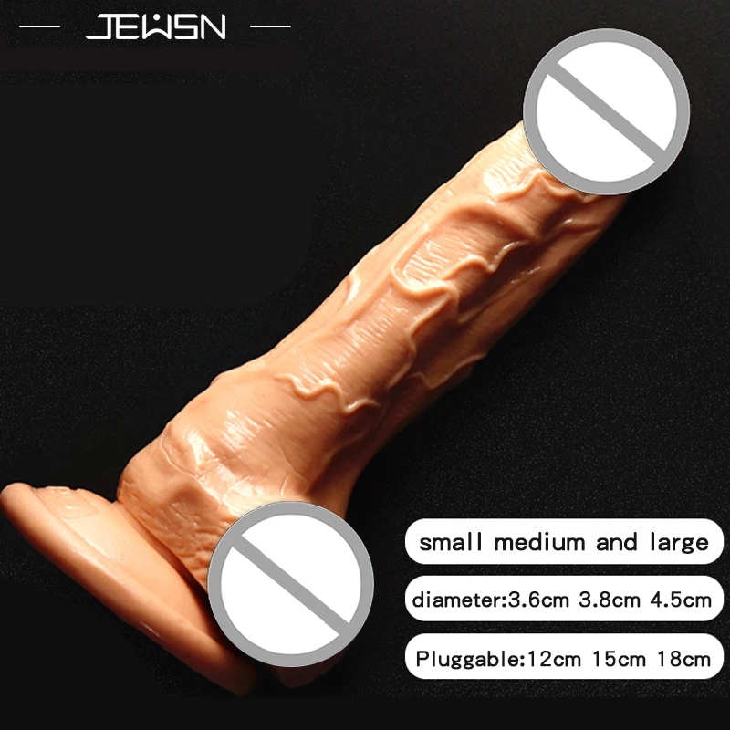 5/8 Inch Huge Realistic Dildo Silicone Penis Dong with Suction Cup for Women Masturbation Lesbain Anal Sex Toys for Adults 18