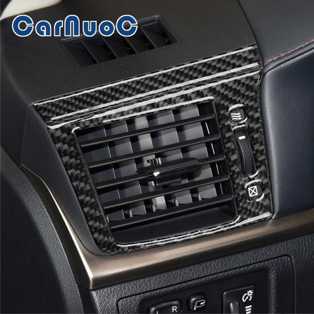 

For Lexus CT200H 2011-2017 Accessories Side Air Condition Vent Carbon Fiber Stickers Car Decorative Strips Interior Mouldings