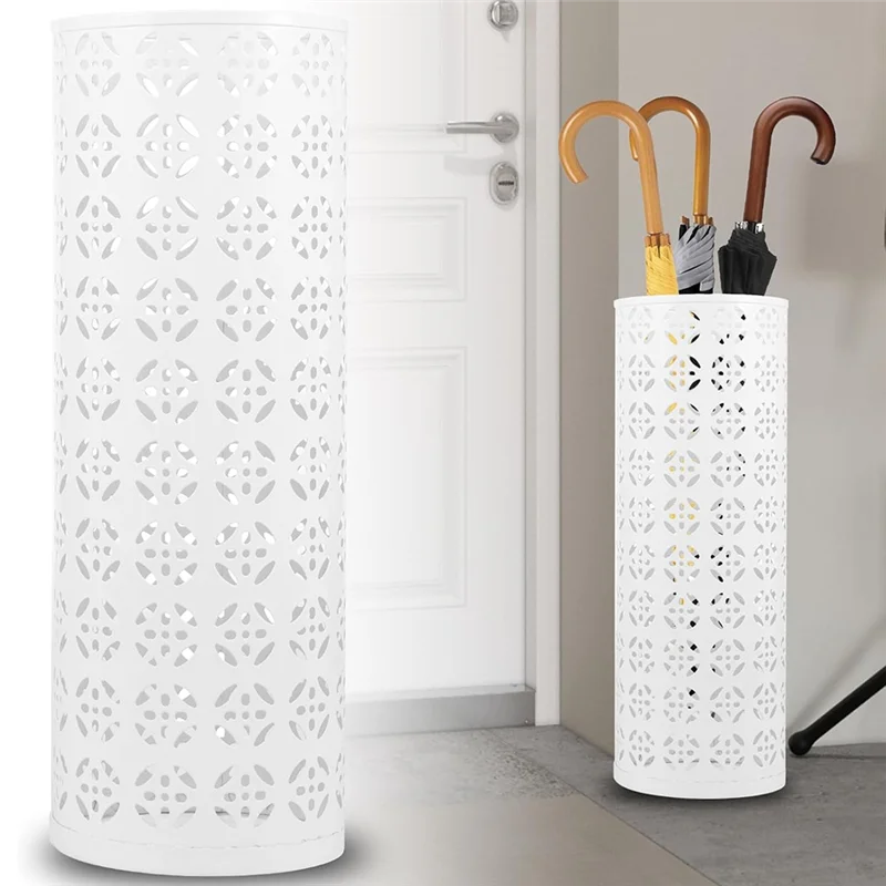 

PORK-Metal Umbrella Stand, Circular Umbrella Stand, Freestanding Umbrella Stand, Entryway Umbrella Stand