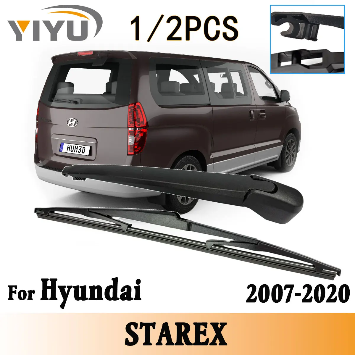 

1/2 шт., комплект рычагов стеклоочистителя заднего стекла для Hyundai STAREX 2007-2020, аксессуары для щеток заднего стекла лобового стекла