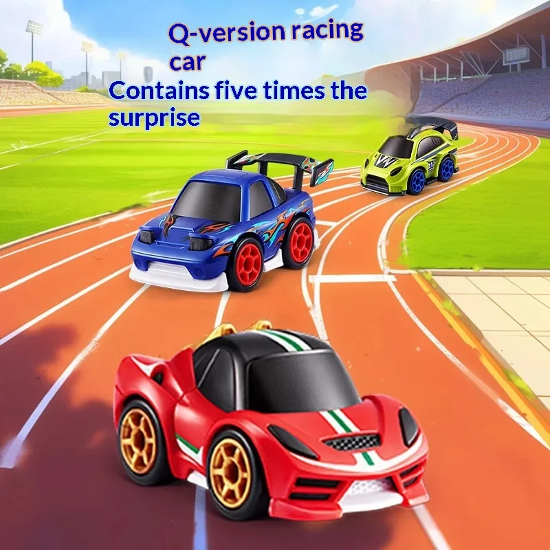 

Новая коллекционная игрушка Zuru 5 Surprise Mini Race Car Blind Box Q Style: машинка-сюрприз в коробке, настольное украшение, подарок для мальчиков на день рождения или праздник.