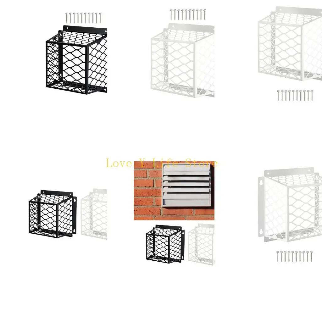 

L74C Stainless Steel Dryer Vents Covers Guard for Exhaust Fan Openings Protects Birds and Small Animals Easy Installation