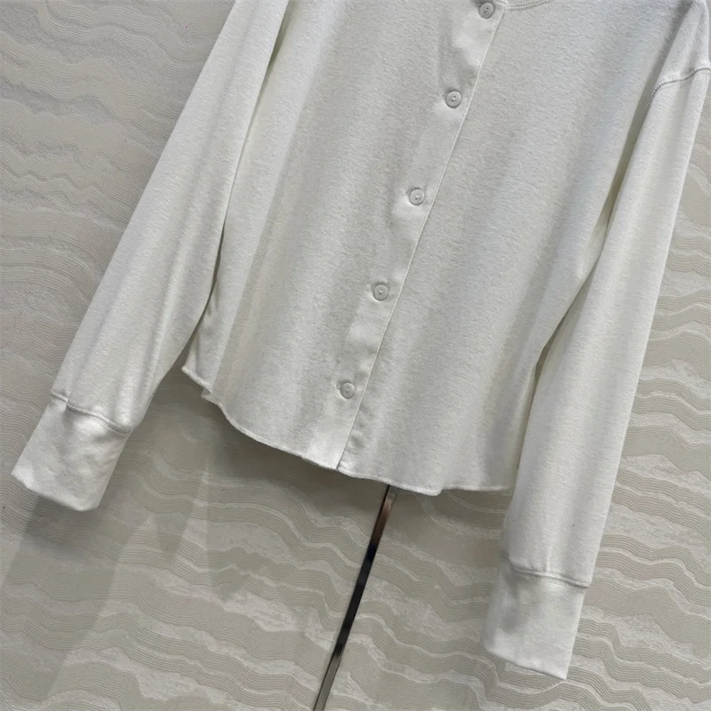 cardigan for women New elastic knitted slim fit women's long sleeved top for autumn 2026 Linen blend women's sweater Casual tops - view 4