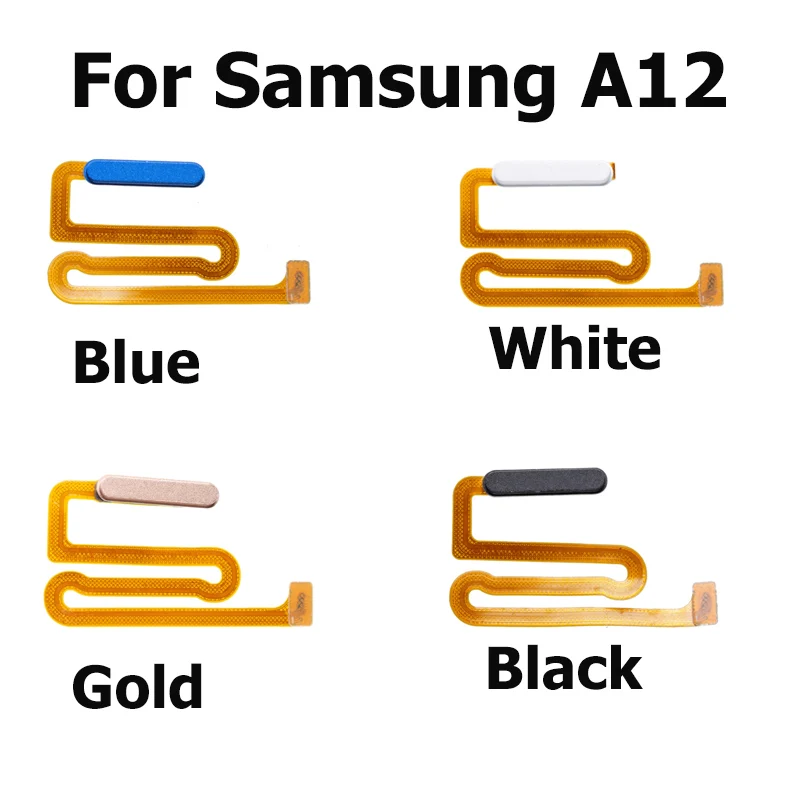 New For Samsung A12 Power On Off Volume Switch Side Button Key Flex Cable Replacement Parts