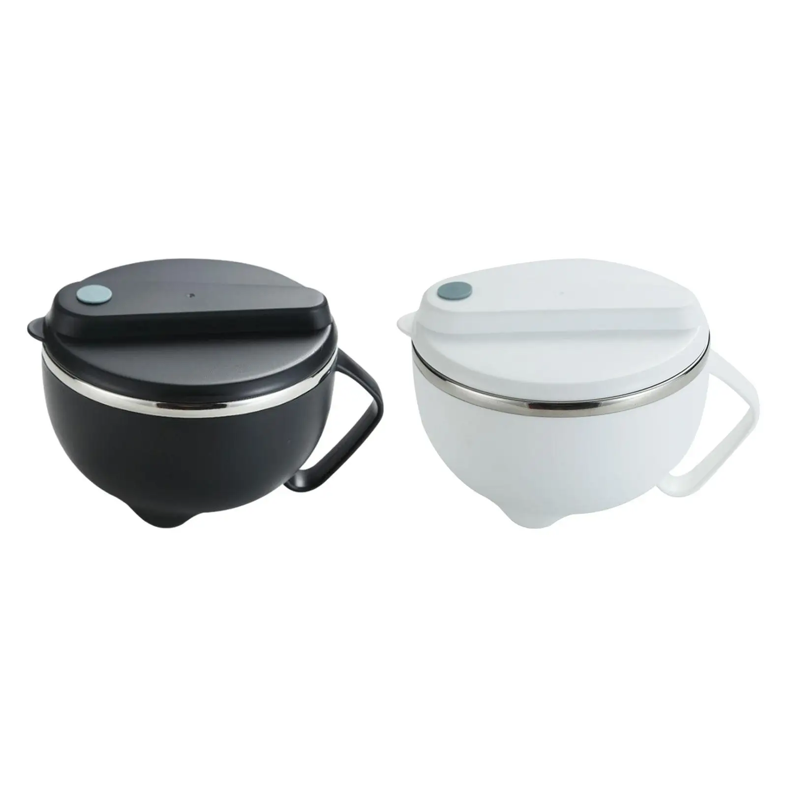 Ramen Bowl with Lid with Handle Easy Carrying Salad Bowl Soup Bowl Multipurpose for Kitchen Office Travel Dormitory Household