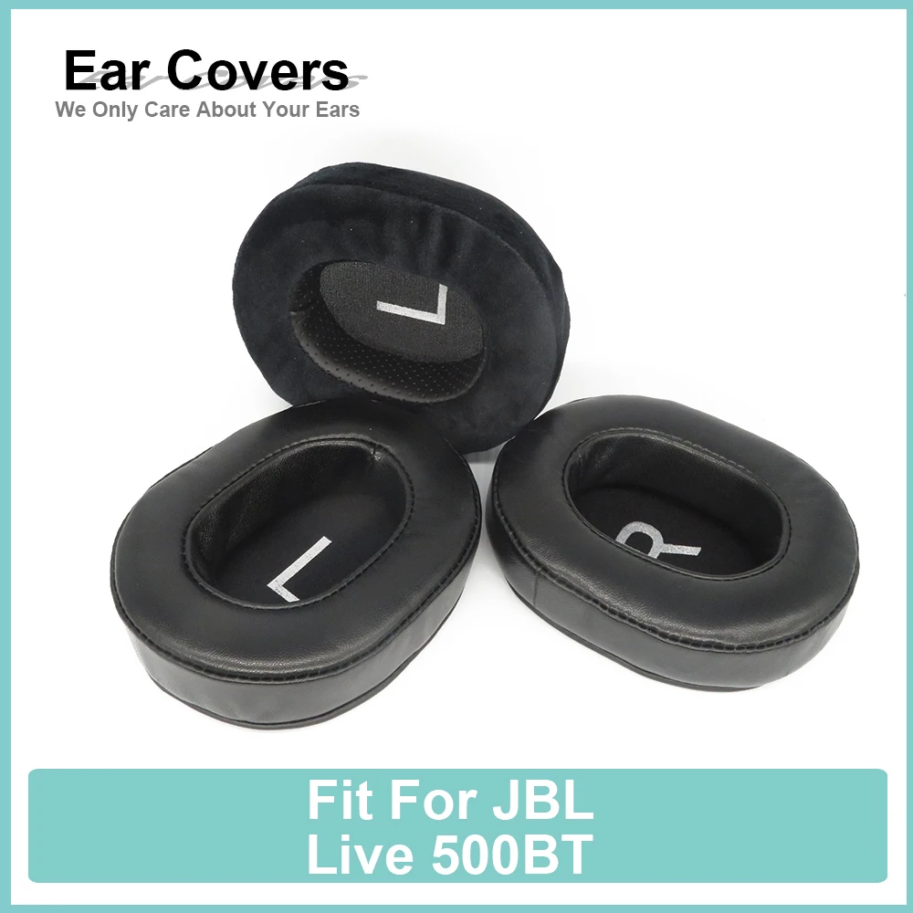 

Earpads For JBL Live 500BT Headphone Earcushions Protein Velour Sheepskin Pads Foam Ear Pads Black Comfortable