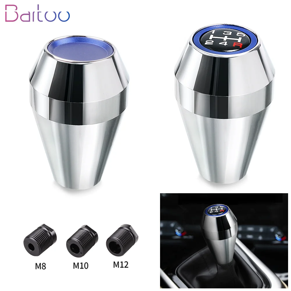 

New Aluminium 5 Speed Diamond Shape Gear Shift Knob Manual Gear Stick Head Shifter Handle For Toyota GR86 SUBARU BRZ SFN119