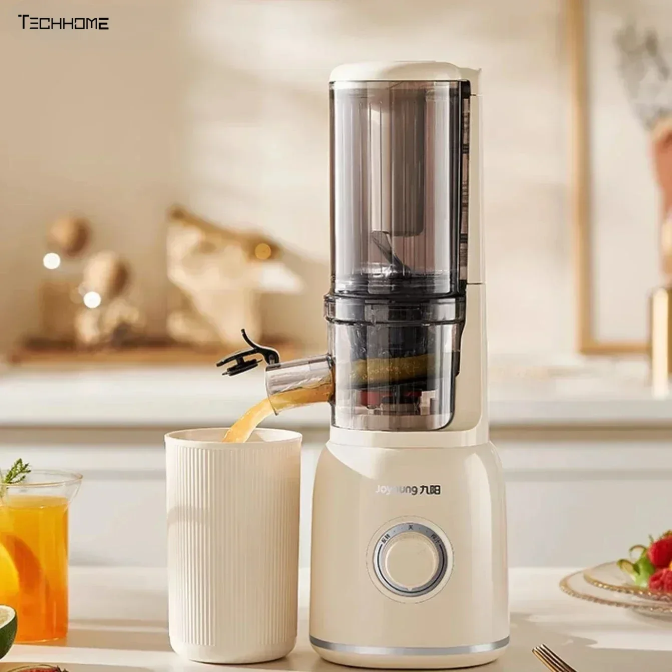 Juice Separation of juice and dregs New Home Kitchen Large Caliber Automatic Easy Clean Juice Extractor new style