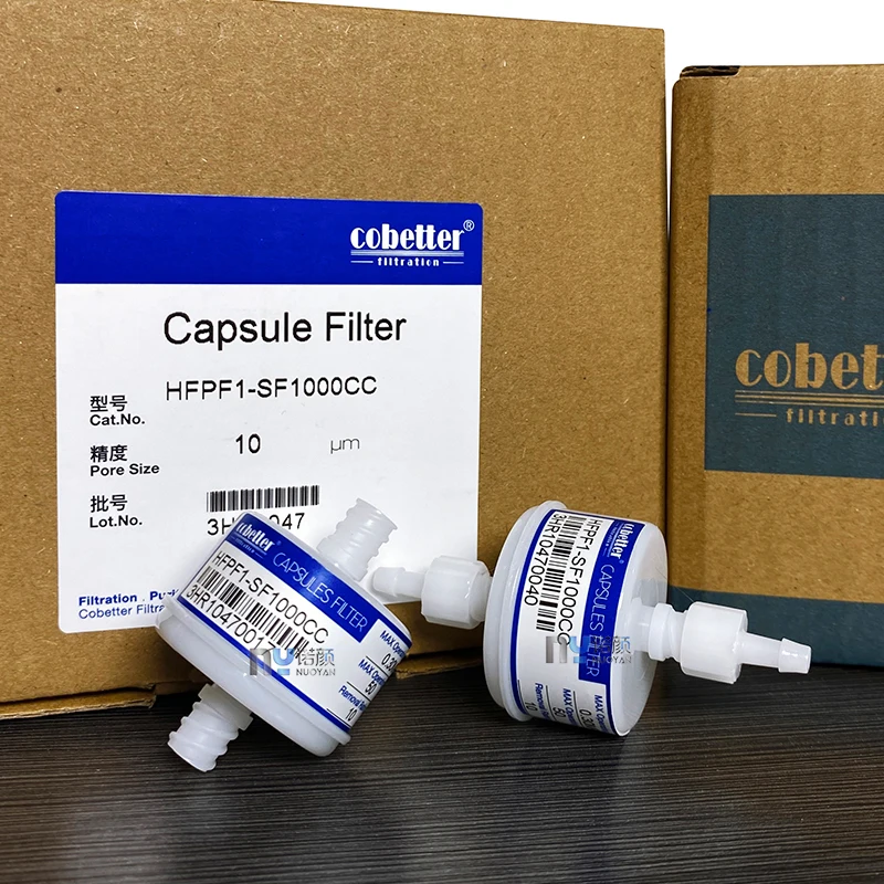 5pcs Cobetter 100% Original Flora Ink Capsule Filter 10u HFPF1-SF1000CC for Flora Printer High Quality Printing Machinery Part