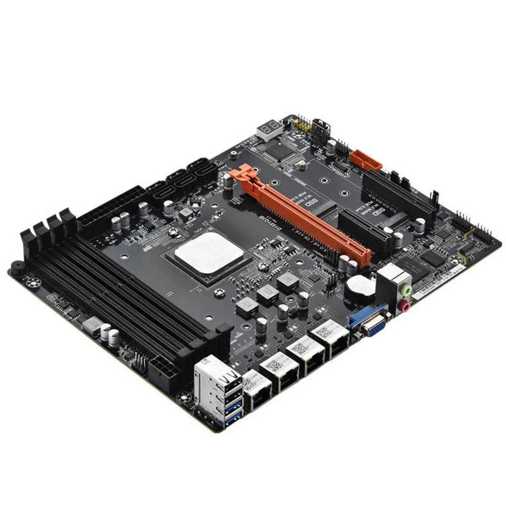 Dual 2.5G Integrated Graphics NAS Motherboard Low Power Consumption for Virtual Machine