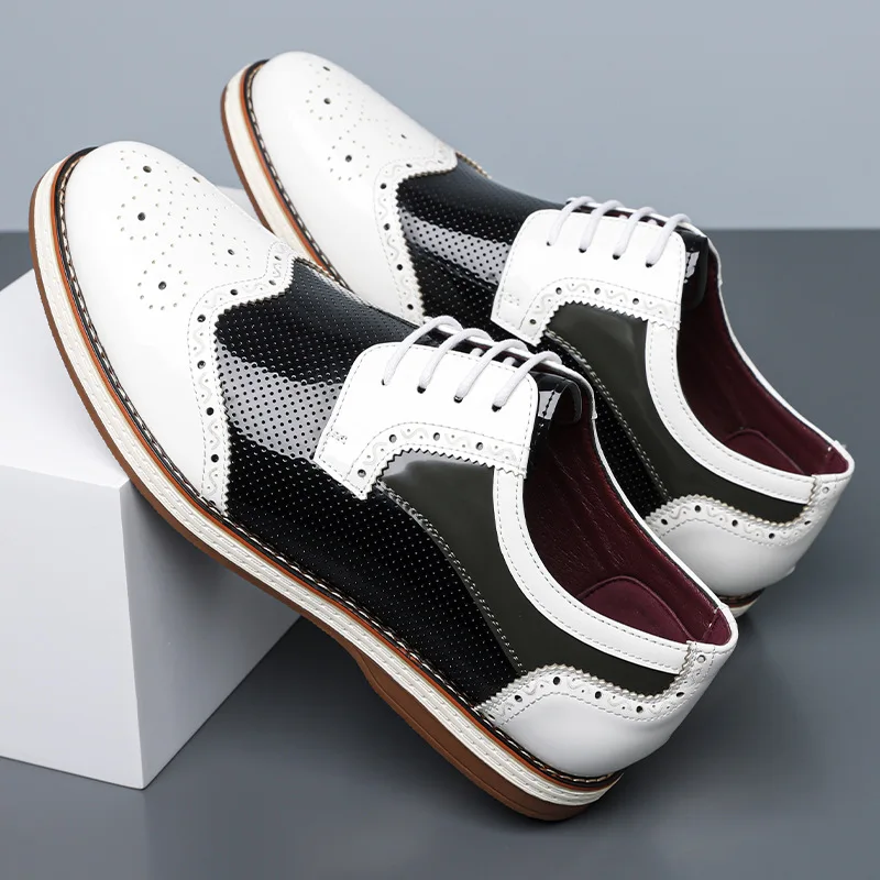 

Size48 Leather Man Shoes High Quality Business Dress Shoes for Men British Style Men's Sneakers and Casual Shoes Tenis Masculino