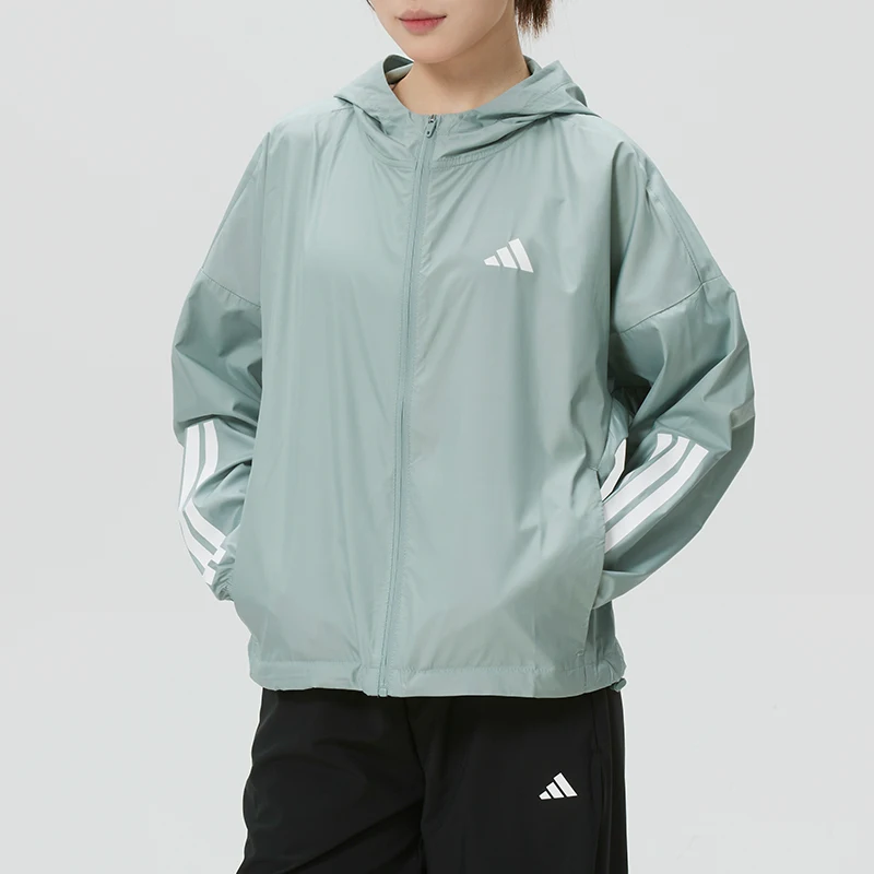 

Adidas Women's Jacket Sportswear Fitness Training Running Woven Jacket Kc7654