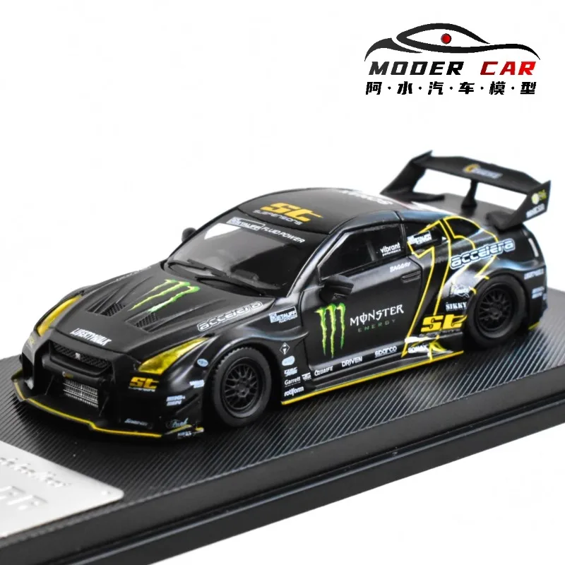 

Stock 1:64 Nissan GTR R35 die-cast simulation alloy car model, boys' toys, children's festival gifts, adult decorations.