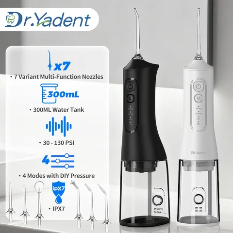 Ирригатор для полости рта Dr.Yadent YD06 с несколькими режимами работы — фото устройства