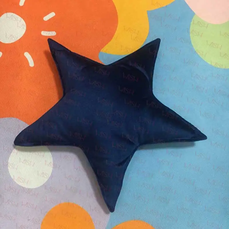 สีชมพูจํานวนโยนหมอนเด็กของขวัญสําหรับแม่พนักพิงของเล่นห้องนอนตกแต่งฉากหลังอนุบาล Star Photo Prop Baby Shower