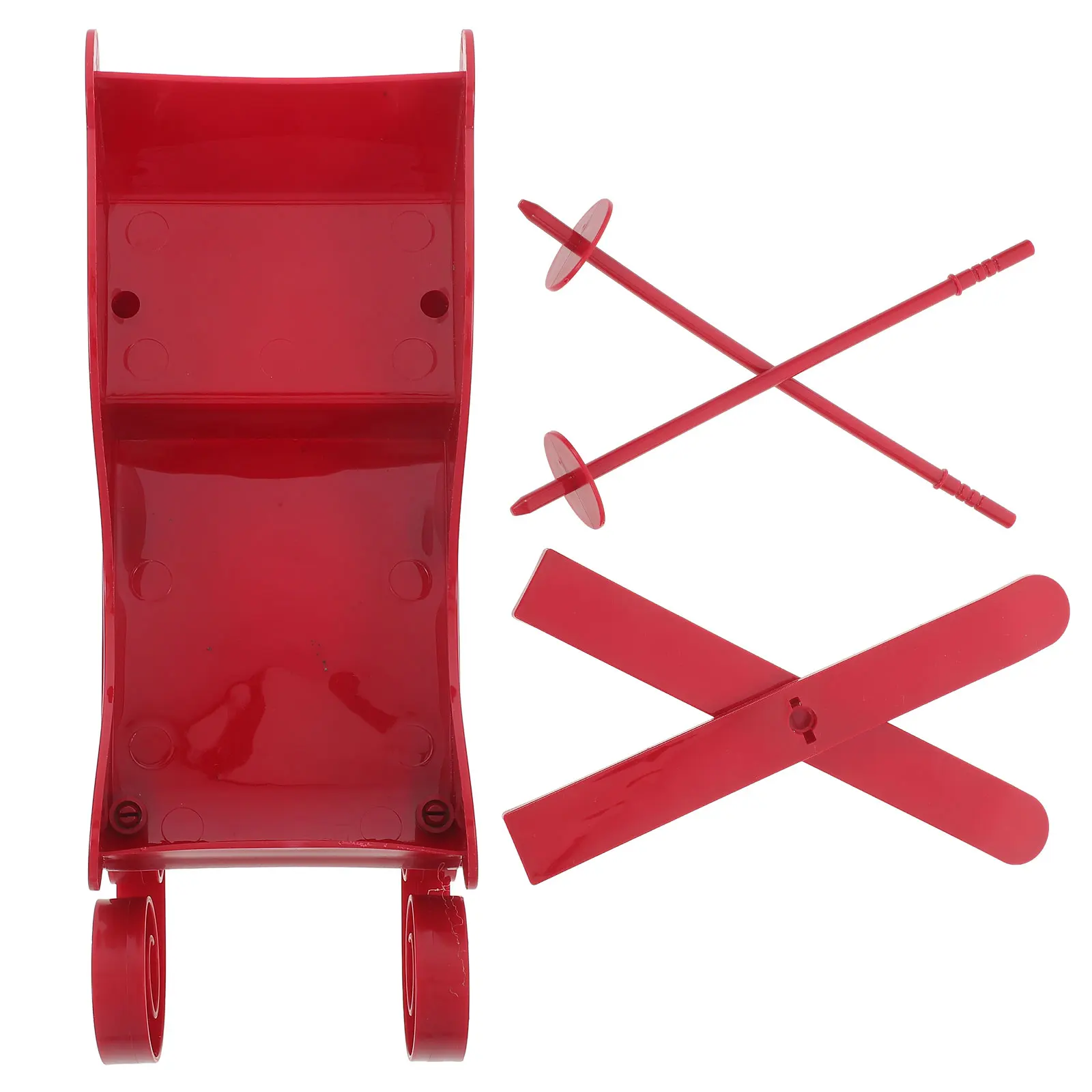 

1 Set Christmas Mini Skiing Board Sleigh Decoration Xmas Tree Hanging Pendant For Holiday Party Desktop Decor Festival Theme