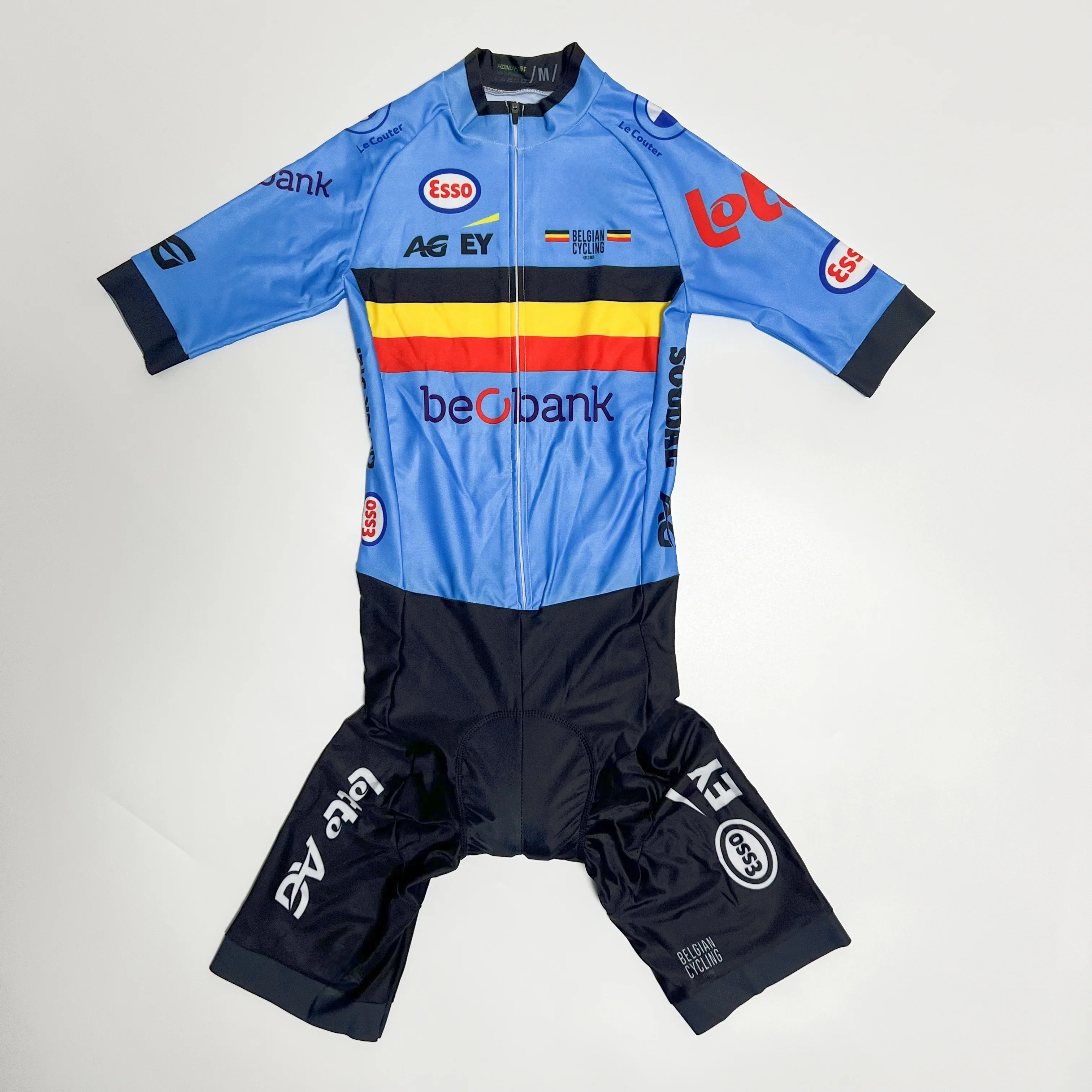 

Комбинезон LASER CUT BELGIUM TEAM Evenepoel Боди с КОРОТКИМ ДЛИННЫМ РУКАВОМ Велосипедный трикотаж Велосипедная одежда