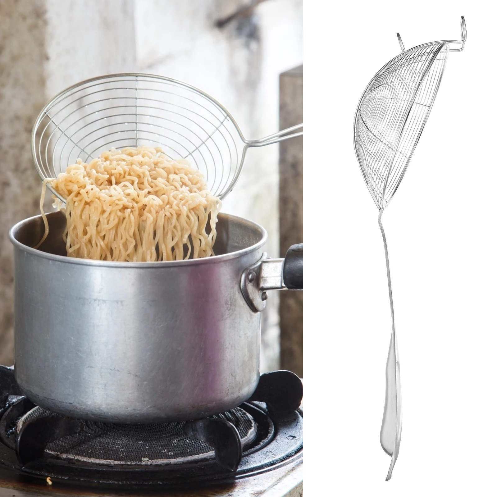 

Stainless Steel Skimmer Filter Spoon Multi-Function Colander For Hot Pot Kitchen Tool Food Strainer