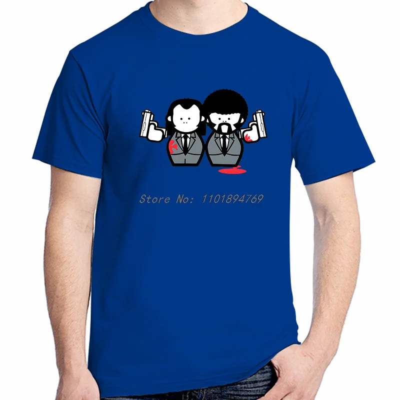 Funny Cartoon Pulp Fiction Graphic T Shirts Fashion Tees Tops Summer Cotton O-Neck New Shirts And T-Shirts Unisex Print T Shirt
