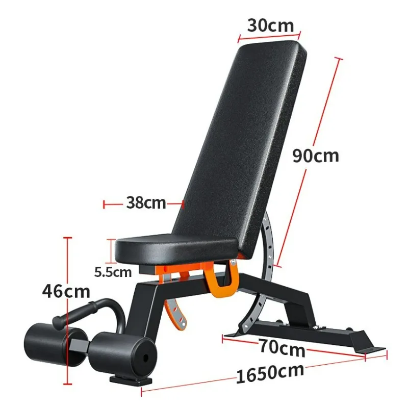 Commercial-grade Adjustable Dumbbell Bench, Unisex Strength Training Bench and Fitness Equipment