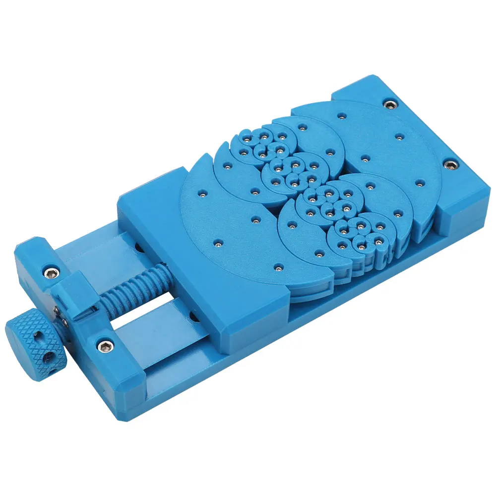 3D Printed Fractal Bench Vise Handmade Multi-Functional Universal Flat Jaw Clamp DIY Workbench Fixed Clamping Tool