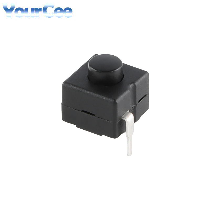 20Pcs/5Pcs 8.3*8.3*8.4mm Push Button Switch 1A 30V 2Pin ON-OFF Self-locking Switch for Flashlight Electric Torch 8.3x8.3x8.4