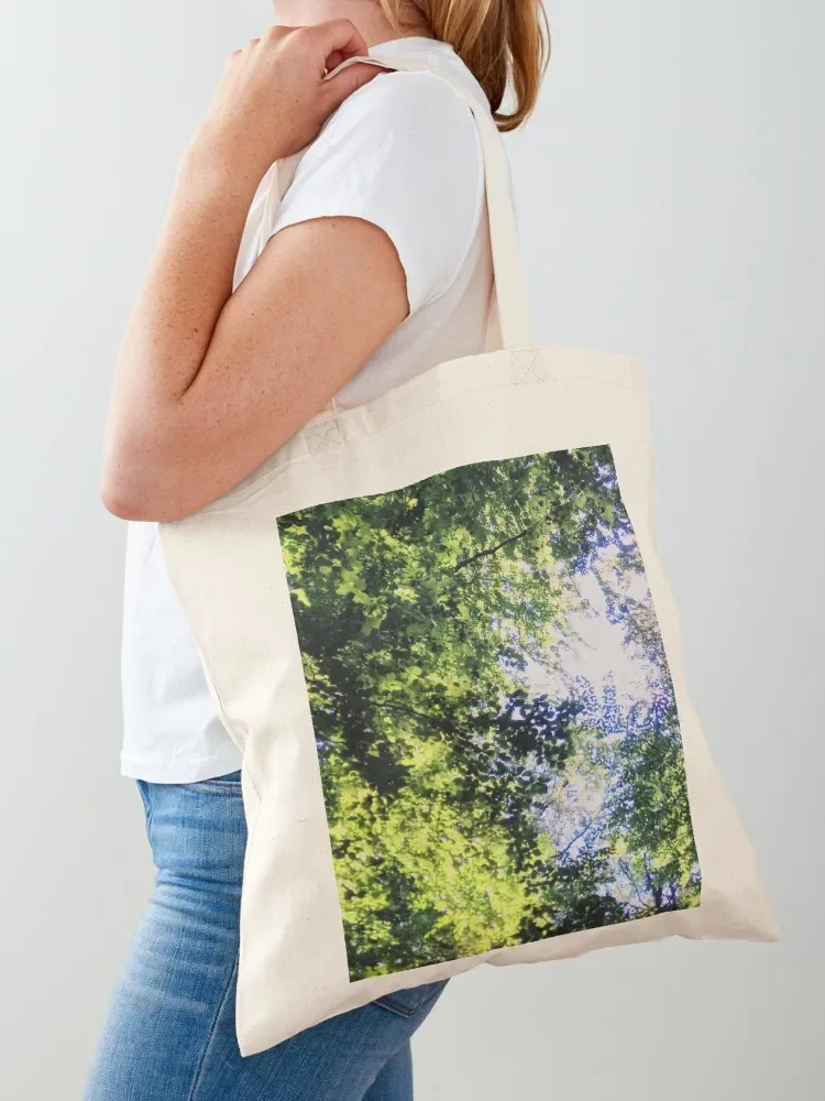 

Lush Greenery Tote Bag Shopper canvas shopping bag shopping cart bags Big bag