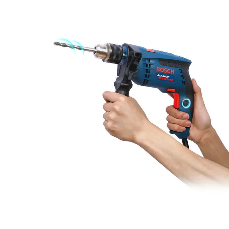 Original Bosch GSB600RE13 Impact Drill Multi-function Electric Hand Drill Electric Tool Household Set